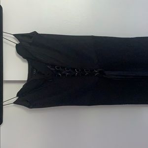 Laundry by Shelli Segal black corset dress